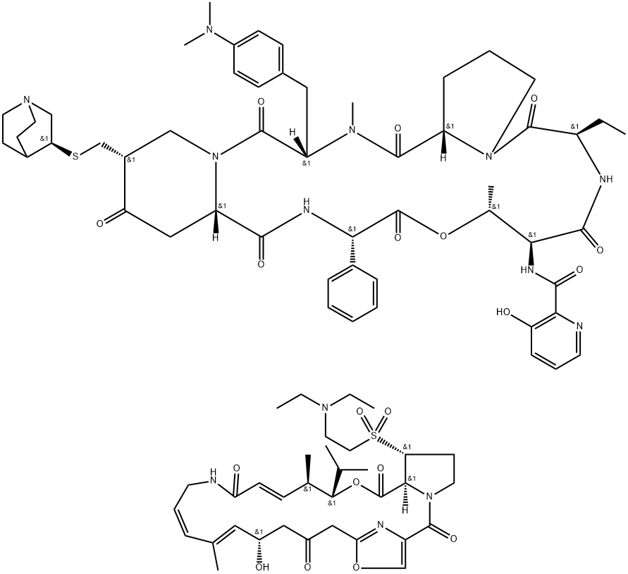 Quinupristin-dalfopristin Structure
