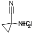 1-Amino-1-cyclopropanecarbonitrile hydrochloride Structure