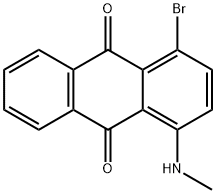 1-Methylamino-4-bromo anthraquinone Structure