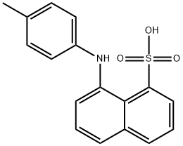 8-p-toluidinonaphthalene-1-sulphonic acid Structure