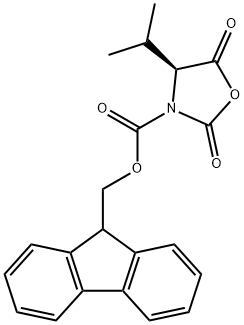FMOC-L-VALINE N-CARBOXY ANHYDRIDE Structure