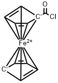 Chlorocarbonyl ferrocene Structure