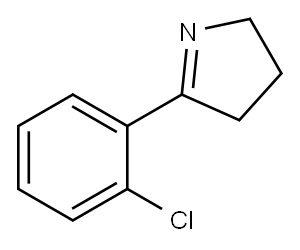 5-(2-CHLOROPHENYL)-3,4-DIHYDRO-2H-PYRROLE Structure
