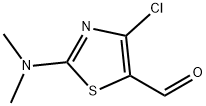 4-CHLORO-2-(DIMETHYLAMINO)-1,3-THIAZOLE-5-CARBALDEHYDE Structure