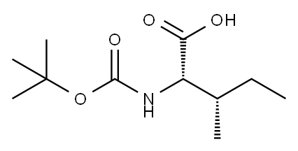 BOC-L-Isoleucine  Structure