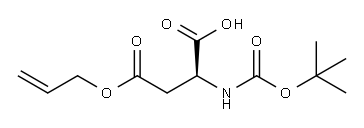 BOC-ASP(OALL)-OH Structure