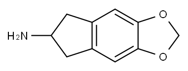 5,6-methylenedioxy-2-aminoindan Structure