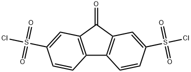 FLUOREN-9-ONE-2,7-DISULFONYL CHLORIDE Structure