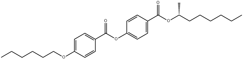 (R)-2-Octyl 4-[4-(Hexyloxy)benzoyloxy]benzoate Structure
