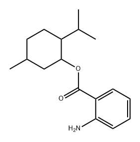 Menthyl anthranilate Structure
