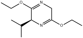 (S)-2,5-Dihydro-3,6-diethoxy-2-isopropylpyrazine Structure