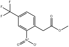 methyl (2-nitro-4-trifluorobenzyl)acetate Structure