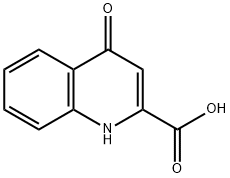 1,4-DIHYDRO-4-OXOQUINOLINE-2-CARBOXYLIC ACID Structure