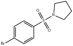 1-(4-BROMOPHENYLSULFONYL)PYRROLIDINE Structure