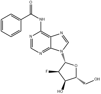 N6-Benzoyl-2'-Fluoro-2'-deoxyadenosine Structure