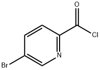 5-BROMOPYRIDINE-2-CARBONYL CHLORIDE Structure