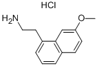 2-(7-Methoxy-1-naphthyl)ethylamine hydrochloride Structure