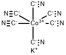 Potassium hexacyanocobaltate(III) Structure