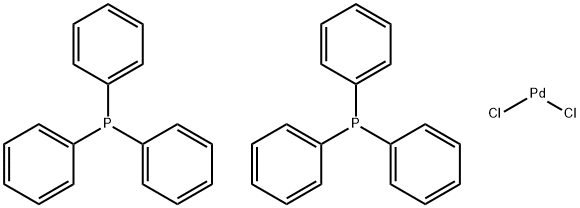 Bis(triphenylphosphine)palladium(II) chloride Structure