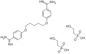 Pentamidine isethionate Structure