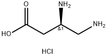 R-3,4-Diaminobutyric acid 2HCl Structure