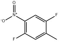 1,4-DIFLUORO-2-METHYL-5-NITROBENZENE Structure