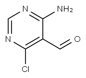 4-AMINO-6-CHLORO-PYRIMIDINE-5-CARBALDEHYDE Structure