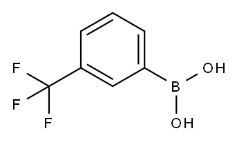 3-(Trifluoromethyl)phenylboronic acid Structure