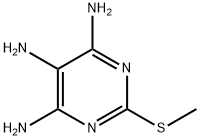 2-methylsulfanylpyrimidine-4,5,6-triamine Structure