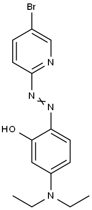 2-(5-BROMO-2-PYRIDYLAZO)-5-(DIETHYLAMINO)PHENOL Structure