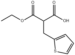 2-Carbethoxy-3-(2-thienyl)propanoic acid Structure