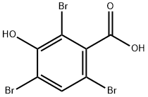3-Hydroxy-2,4,6-tribromobenzoic acid Structure