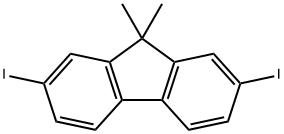 9,9-Dimethyl-9H-2,7-diiodofluorene Structure