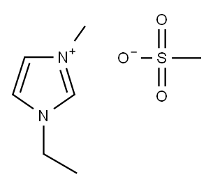 1-ETHYL-3-METHYLIMIDAZOLIUM METHANESULFONATE Structure