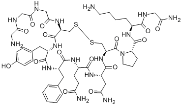Terlipressin acetate Structure