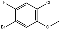 1-BROMO-4-CHLORO-2-FLUORO-5-METHOXY-BENZENE Structure