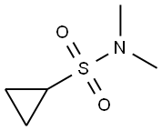 N,N-Dimethyl-cyclopropanesulfonamide Structure