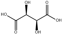 D-Tartaric acid Structure