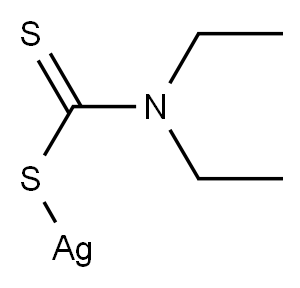 SILVER DIETHYLDITHIOCARBAMATE Structure