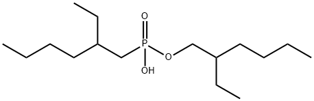 2-ethylhexyl hydrogen -2-ethylhexylphosphonate  Structure