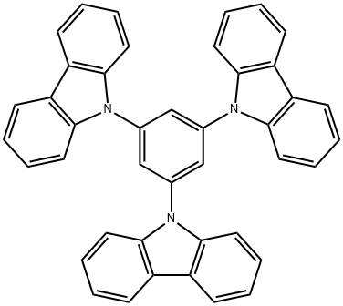 1,3,5-Tri(9-carbazolyl)benzene Structure