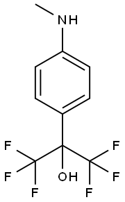1,1,1,3,3,3-HEXAFLUORO-2-(4-(METHYLAMINO)PHENYL)PROPAN-2-OL Structure
