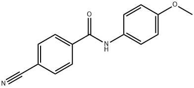 N-(4-cyanophenyl)-4-methoxybenzamide Structure