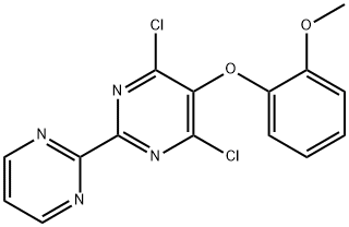 4,6-Dichloro-5-(2-methoxyphenoxy)-2,2'-bipyrimidine Structure