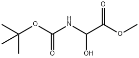 Acetic acid, [[(1,1-dimethylethoxy)carbonyl]amino]hydroxy-, methyl ester (9CI) Structure