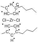 Bis(1-butyl-3-methylcyclopentadienyl)zirconium dichloride Structure