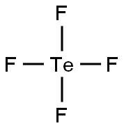 Tellurium tetrafluoride. Structure