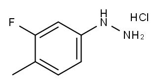 3-FLUORO-4-METHYLPHENYLHYDRAZINE HYDROCHLORIDE Structure