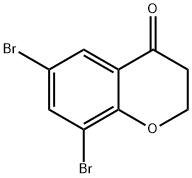 6,8-dibromo-2,3-dihydrochromen-4-one Structure