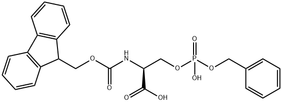 Fmoc-O-(benzylphospho)-L-serine Structure